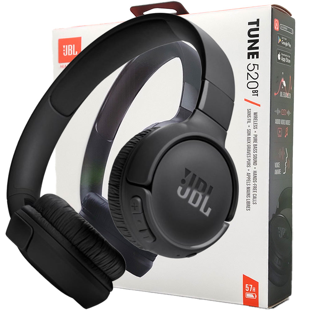 JBL Tune 520BT Wireless Headphones - Black - New