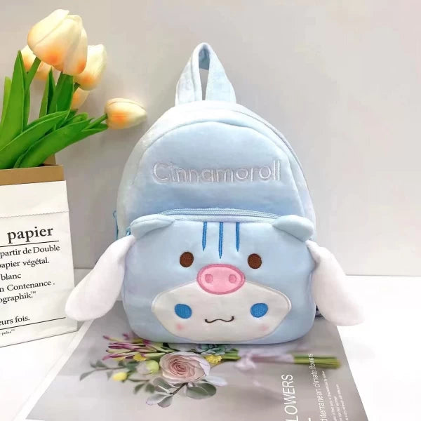 PLUSH TOY BACKPACK LAUREL DOG (18*9*25CM) - BLUE