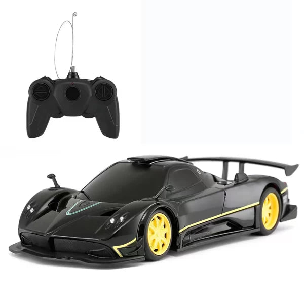 REMOTE-CONTROLLED SPORT CAR - BLACK (BGT-PAGA)