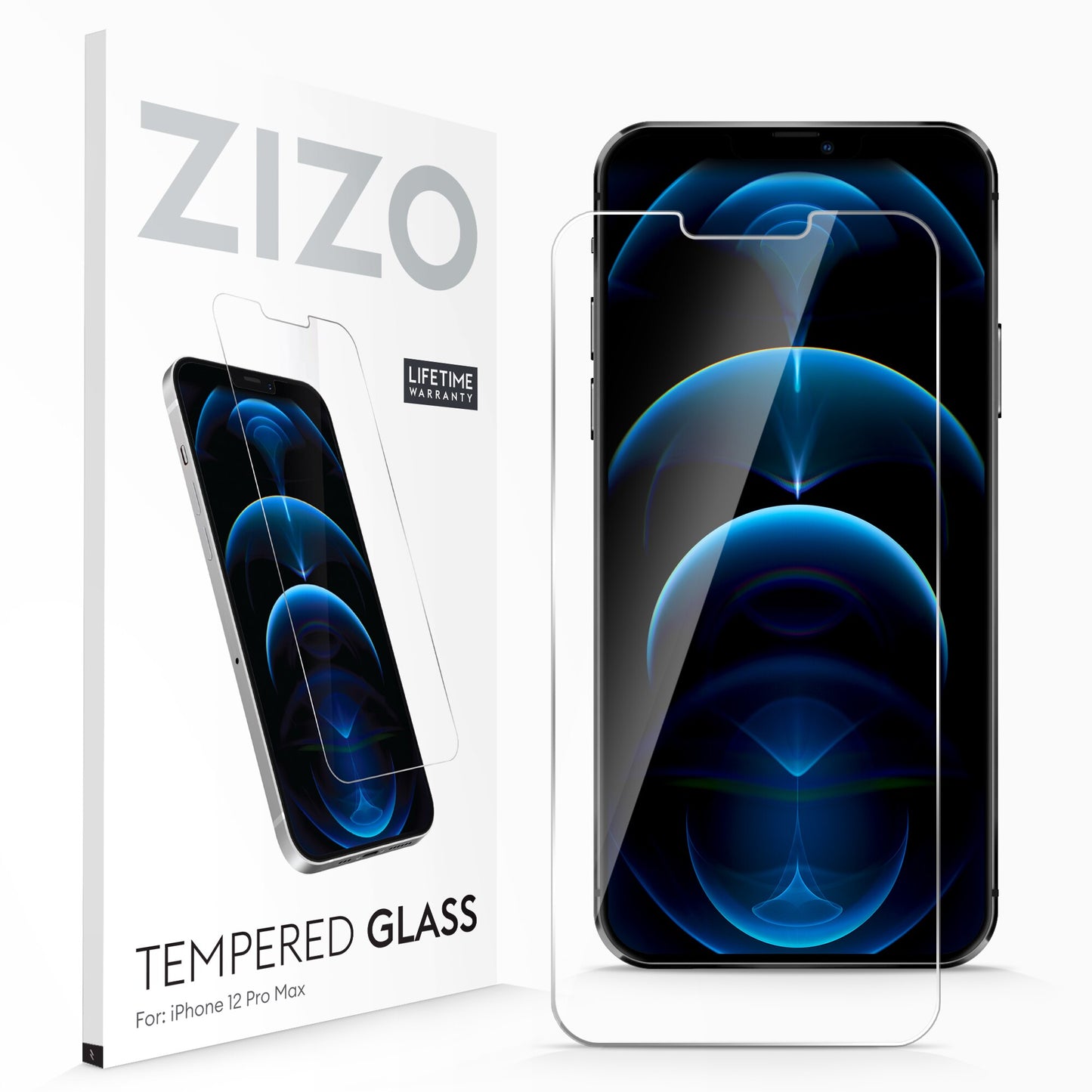 ZIZO TEMPERED GLASS Screen Protector for iPhone 12 Pro Max