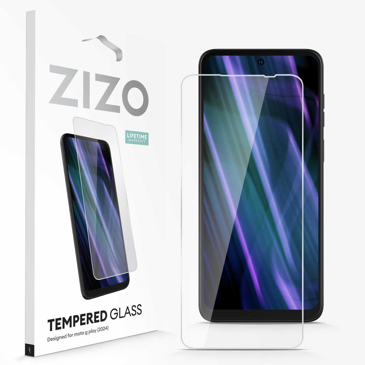 ZIZO TEMPERED GLASS Screen Protector for moto g Play (2024)