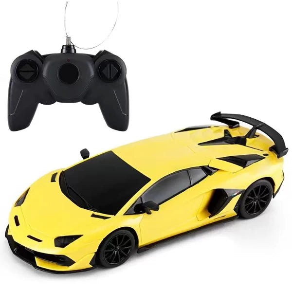 REMOTE-CONTROLLED SPORT CAR - YELLOW (LG)