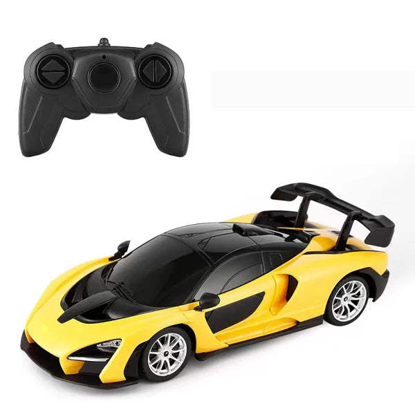 REMOTE-CONTROLLED SPORT CAR - YELLOW (MC)