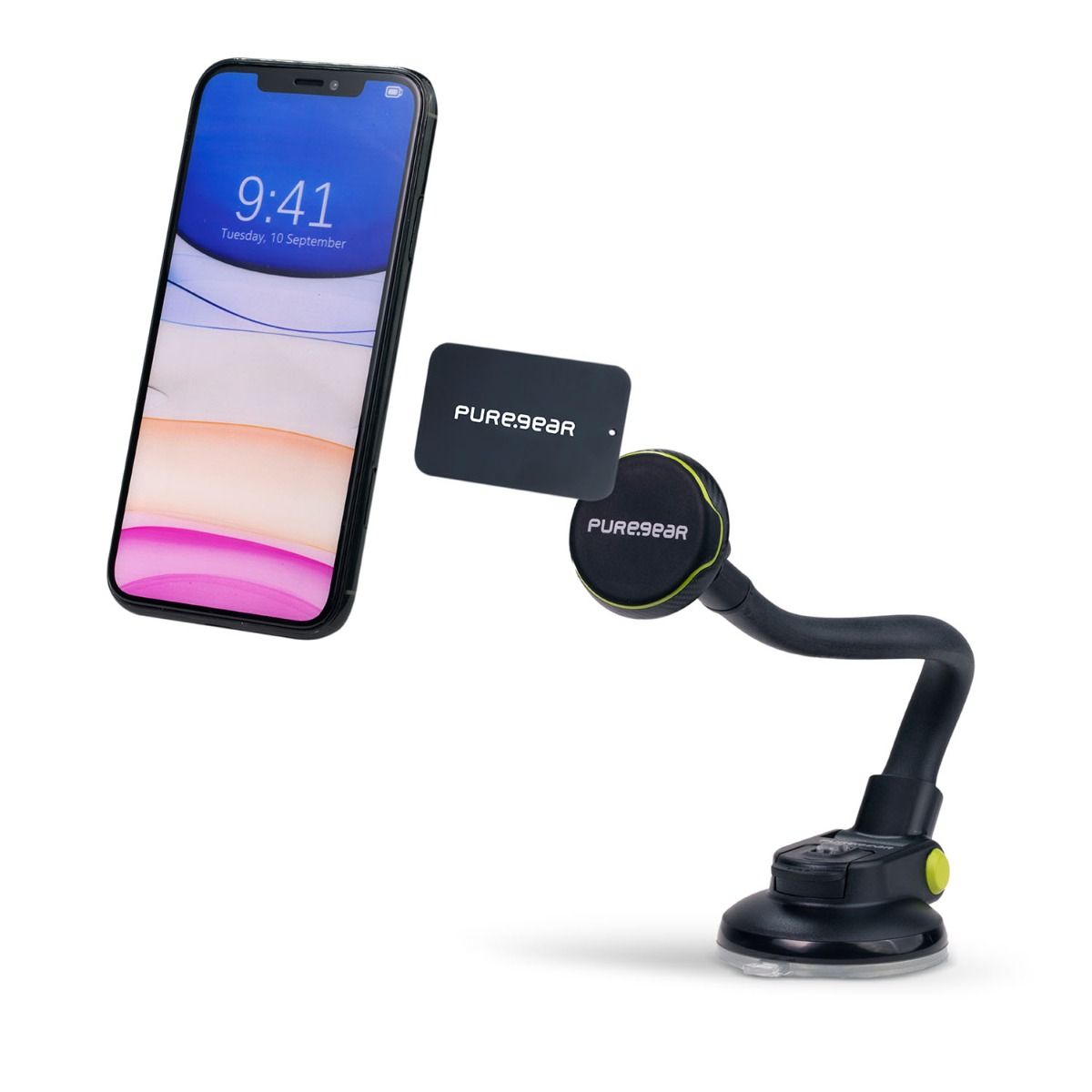 PureGear Cradle Suction Cup Car Mount