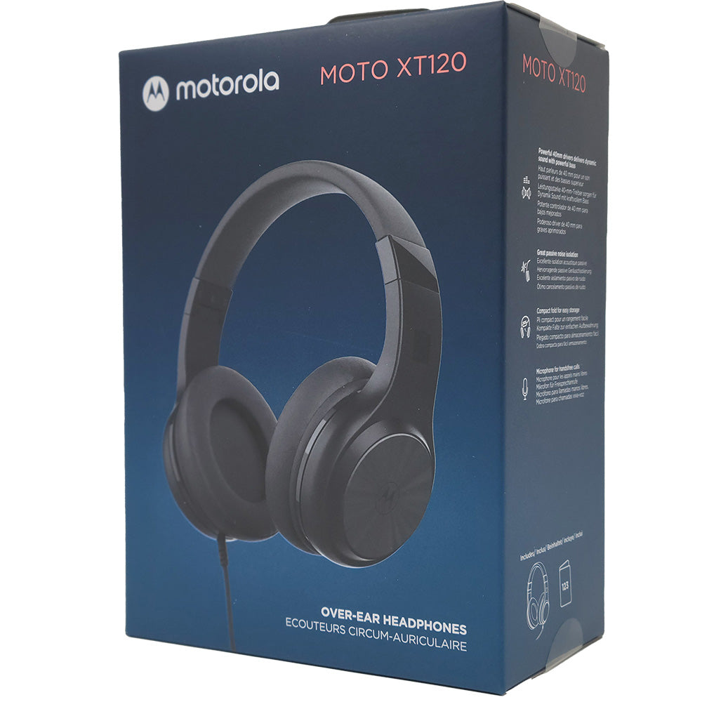 Motorola XT120 Over-Ear Headphones - White - New